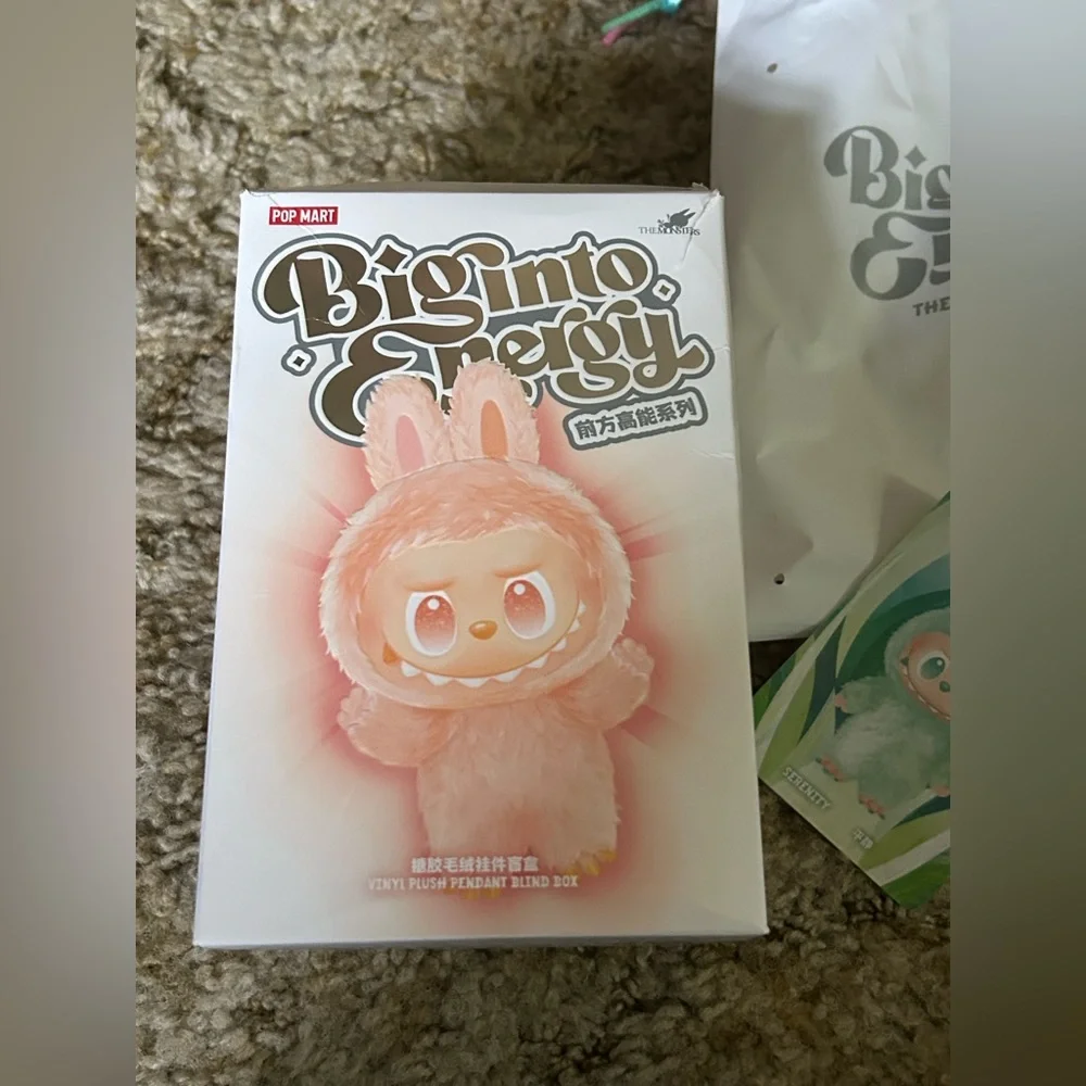 Pop Mart Big Into Energy The Monsters Labubu Authentic Serenity - Picture 4 of 11